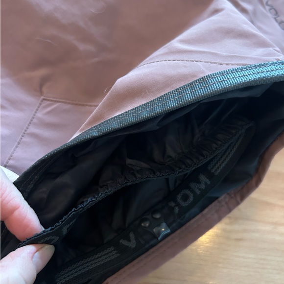 Volcom Women's Straight Leg Pants - Mauve - Picture 6 of 10